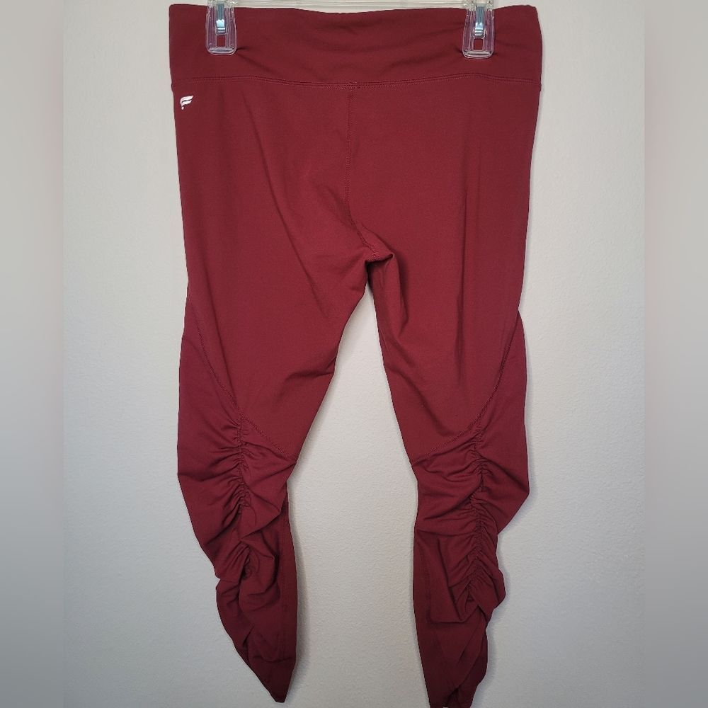 Fabletics PureLuxe Ruched Cinched Crop Legging Size Medium